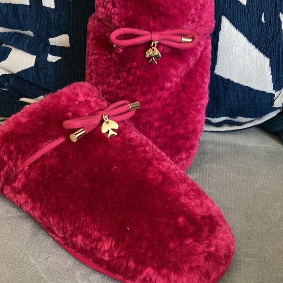 Kate Spade Faux Fur Slippers - Picture 3 of 10